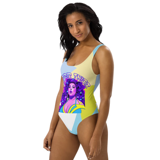 Super Thicc one-piece swimsuit