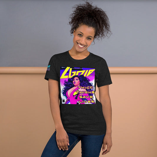 Thicc Thighs Save Lives Comic Tee