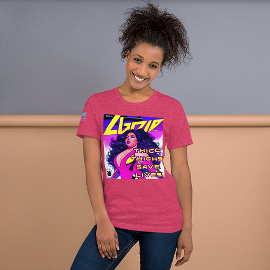 Thicc Thighs Save Lives Comic Tee